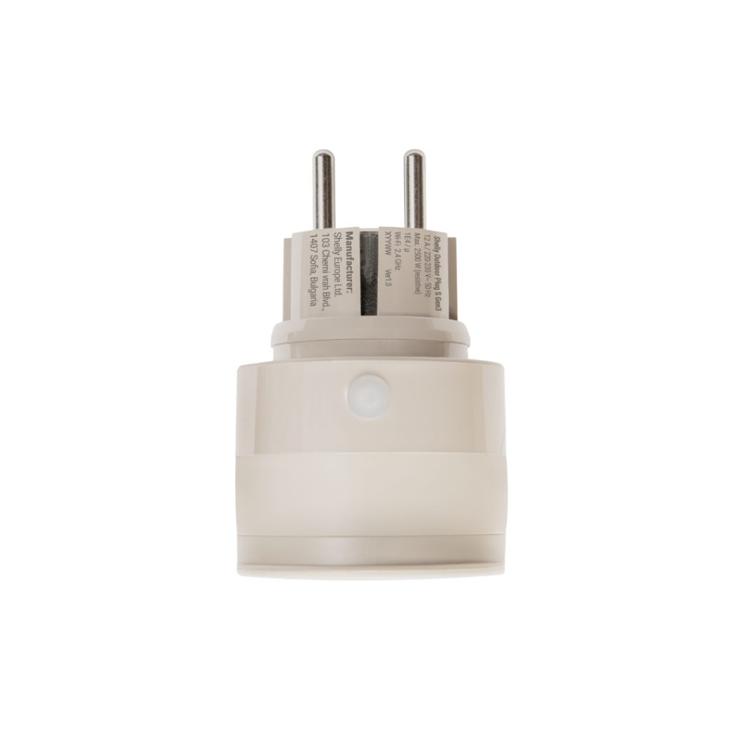 Enchufe inteligente exterior Shelly IP44 con medición de consumo - Imagen 4